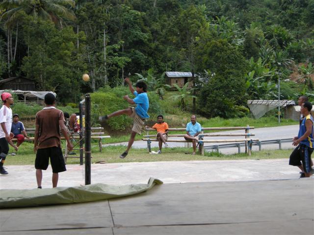 Foot-voley game, just for us